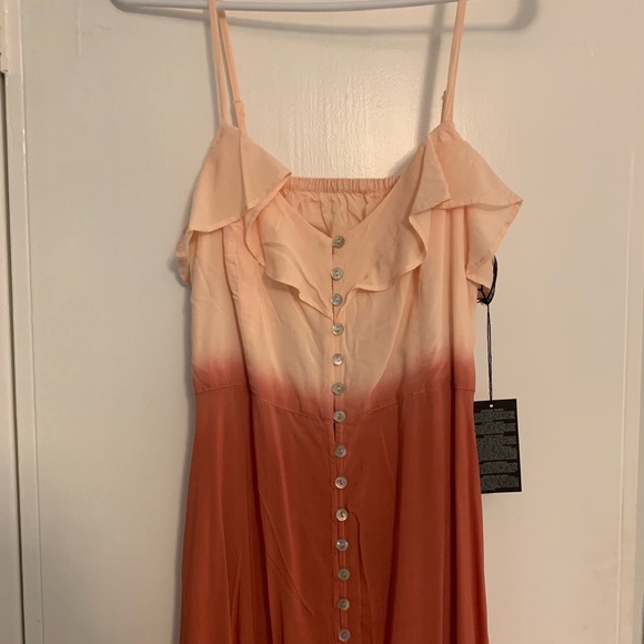 Forever 21 Peach Ombré Maxi - Picture 4 of 8